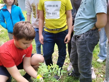 Inauguracja porjektu Owocowe łódzkie w CRE WŁ w Zgierzu, 