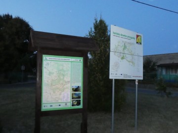 Tablica z mapą i opisem ZPK w Kamionie, <p>K. Kierniakiewicz</p>