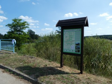 Tablica z mapą i opisem ZPK w Załęczu Wielkim, <p>K. Kierniakiewicz</p>