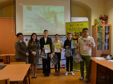 Etap parkowy XXIV edycji konkursu Poznajemy Parki Krajobrazowe Polski w ZPKWŁ, 